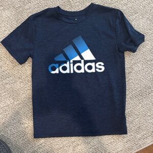 Adidas Kids Dark Blue Tee with Logo